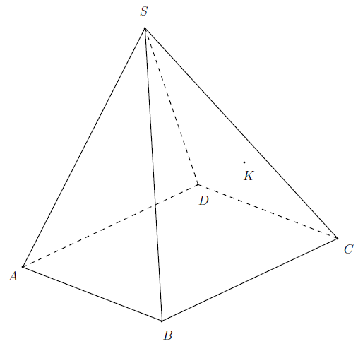 Géométrie 3D, tétraèdre, section, plan, droites, terminale