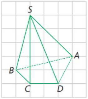 Géométrie 3D, pyramide, intersections, plans, patron, seconde