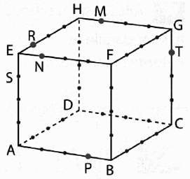 Géométrie 3D, cube, section, plan, droites, seconde