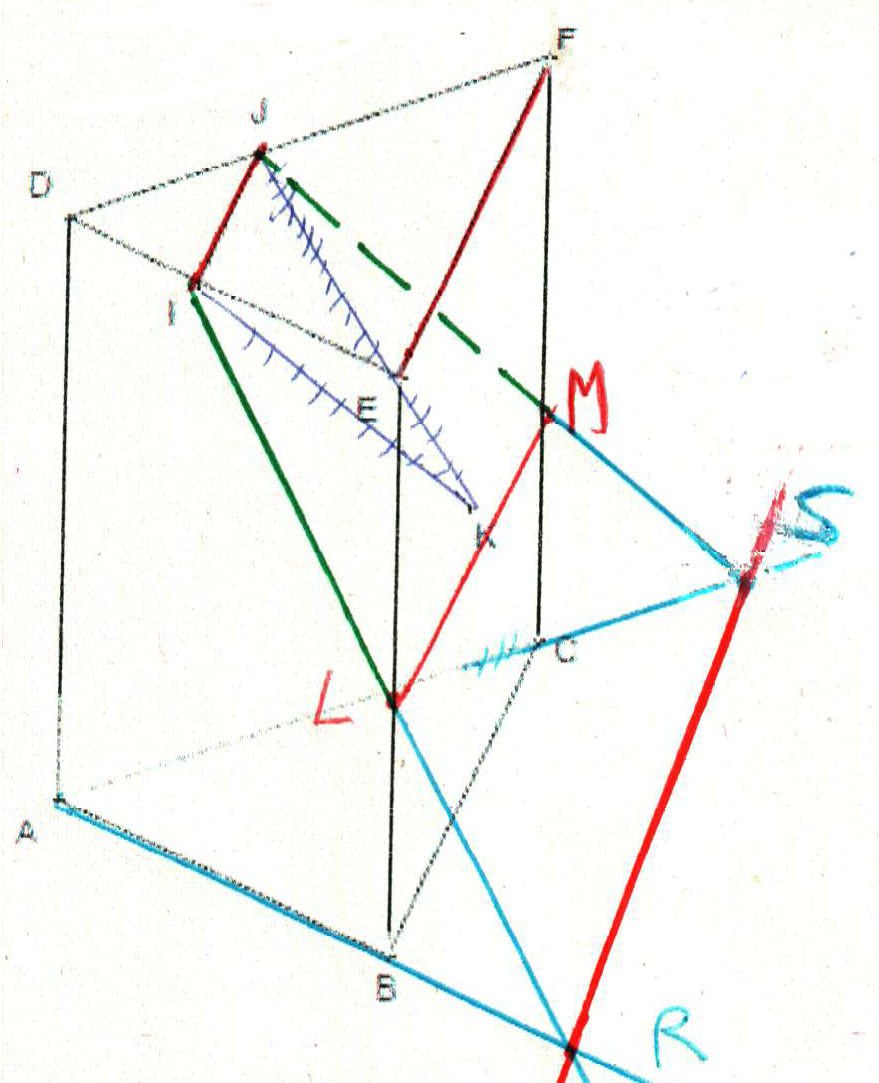 Géométrie dans l'espace, deux plans sécants ont une droite pour intersection