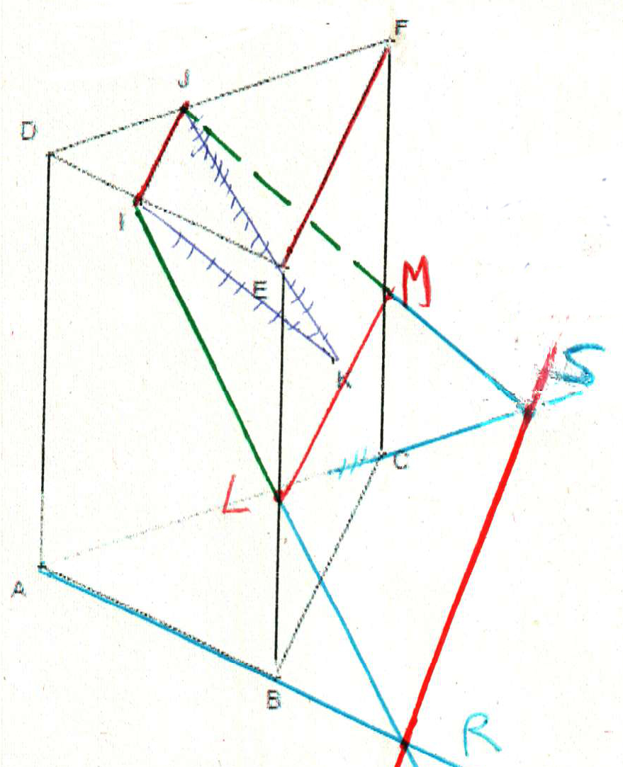 Géométrie dans l'espace, deux plans sécants ont une droite pour intersection