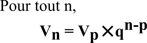 formule explicite suite géométrique