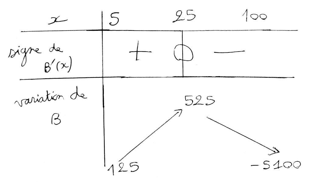 Dérivation, fonction, bénéfice, coût moyen, variation, première, Toraja, Sulawesi Dérivation, fonction, bénéfice, coût moyen, variation, première