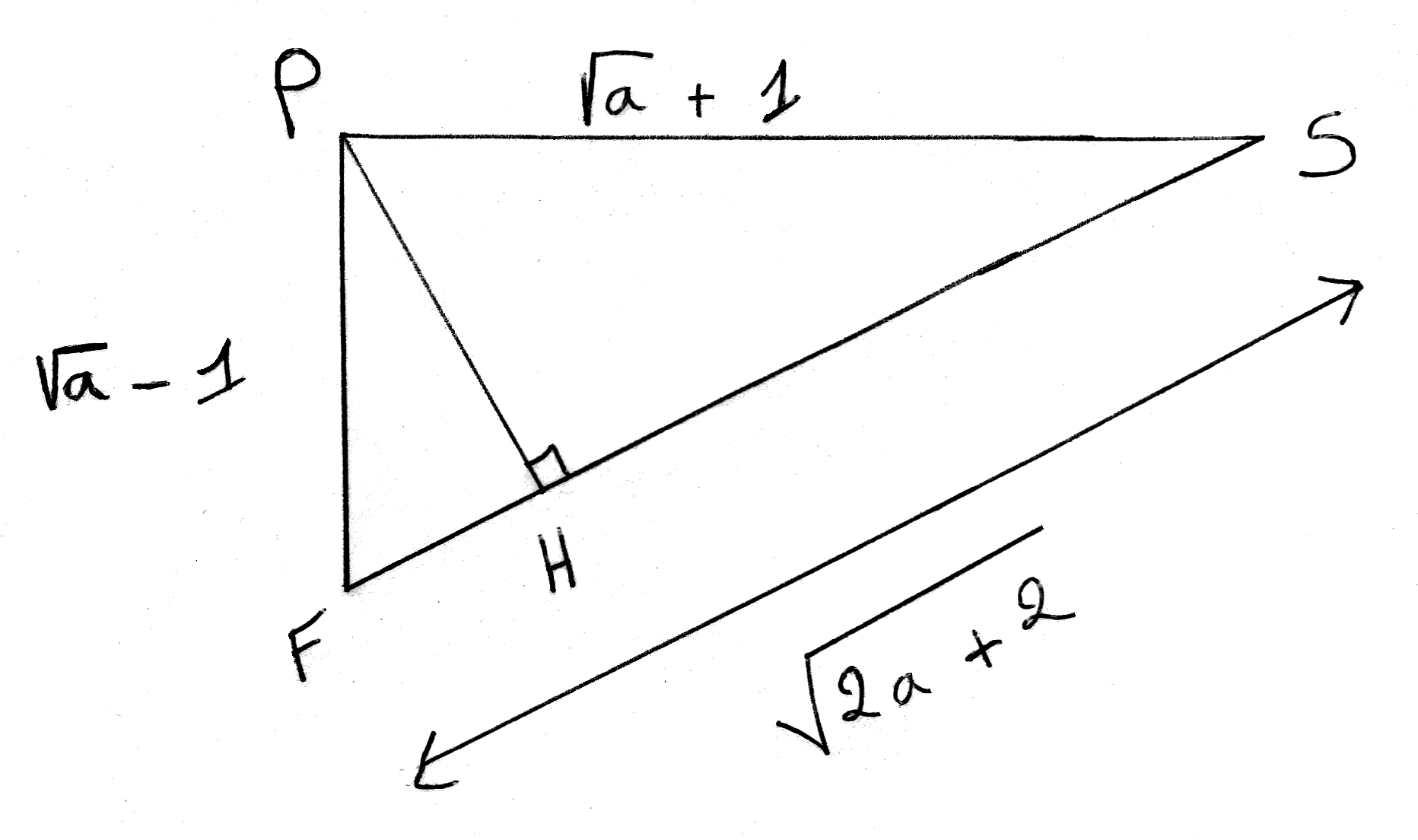 Exercice, triangle, racine carrée, théorème de Pythagore, seconde